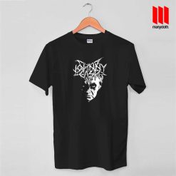 Black Metal Johnny Cash T Shirt