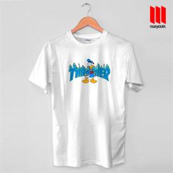 Donald Duck Thrasher Collab T Shirt