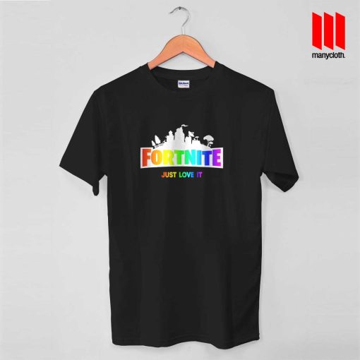 Fortnite Just Love It Rainbow T Shirt