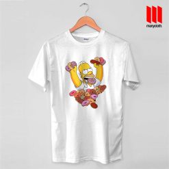 Homer Simpson Donut T Shirt