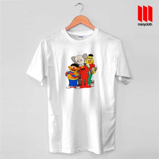 Kaws X Sesame Street Family Collab T Shirt