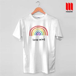 Love Wins Rainbow T Shirt