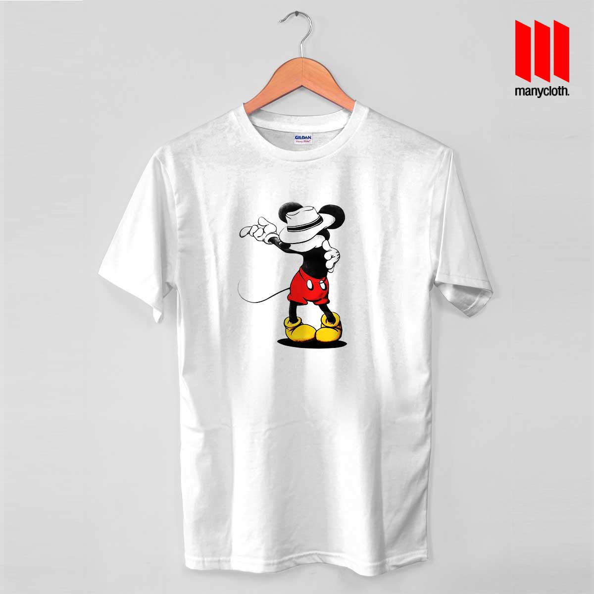Mickey Mouse MJ Michael Jackson Style Funny T Shirt - ManyCloth.com