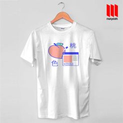 Peach Digital T Shirt