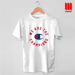 Queen X Champion We Are The Champions T Shirt