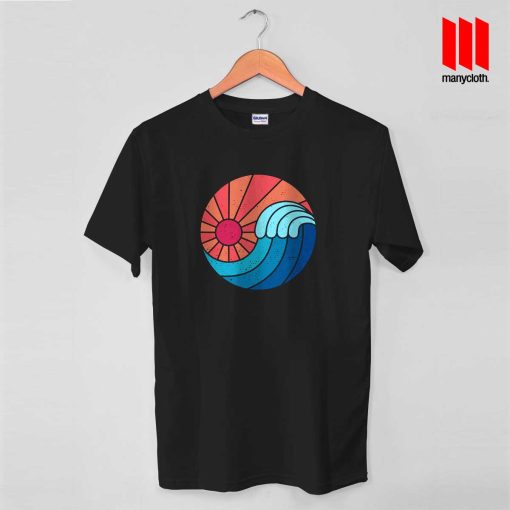 Sun And Sea Wave T Shirt