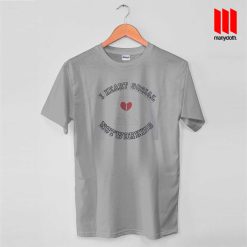 I Heart Social Not Working T Shirt