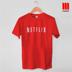 Netflix Red And Chill Mens And Girls T Shirt