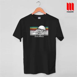 Santa Monica Wave Summer Beach T Shirt