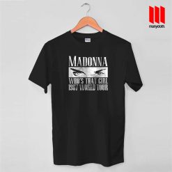 Madonna Who’s That Girl 1987 World Tour Band T Shirt