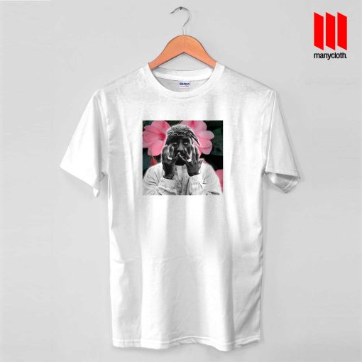 Tupac Shakur Floral T Shirt