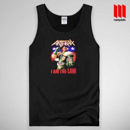 Anthrax I Am The Law Tank Top Unisex