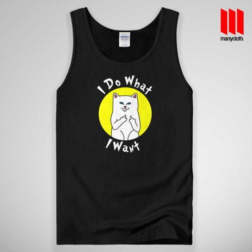 Cat Middle Finger Tank Top Unisex