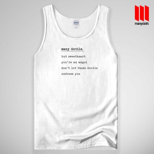 Many Devils Quote Tank Top Unisex