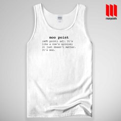 Moo Point Quote Tank Top Unisex