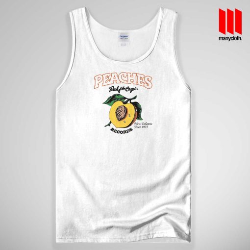 Peaches Records Tank Top Unisex