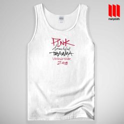 Pink Beautiful Trauma World Tour 2018 Tank Top Unisex