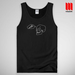 Pizza Skull Quote Tank Top Unisex