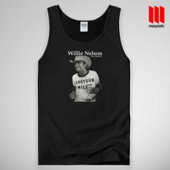 Retro Shotgun Willie Nelson Tank Top Unisex