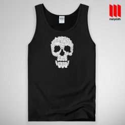 Skull Pussies Quote Tank Top Unisex