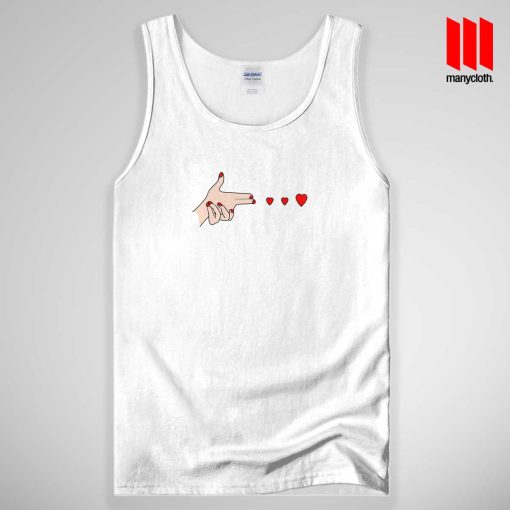 Shoot Love Quote Tank Top Unisex