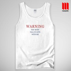 Warning Quote Tank Top Unisex