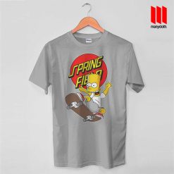 The Simpsons Skateboarding T Shirt