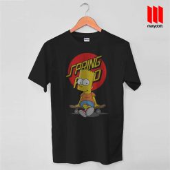 Bart The Springfield Skateboarder T Shirt