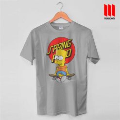 Bart The Springfield Skateboarder T Shirt