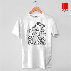 Calm Down Hobbes T Shirt