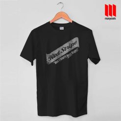 Red Stripe Grunge Swash T Shirt is the best and cheap designs clothing for gift