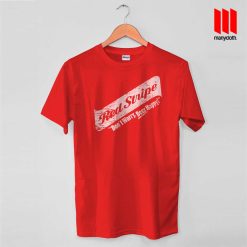 Red Stripe Grunge Swash T Shirt is the best and cheap designs clothing for gift