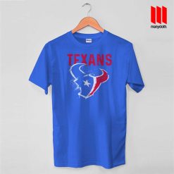 Houston Texans Logo In Splatters T Shirt is the best and cheap designs clothing for gift