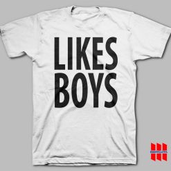 Likes Boys T-shirt Glee Kurt Hummel