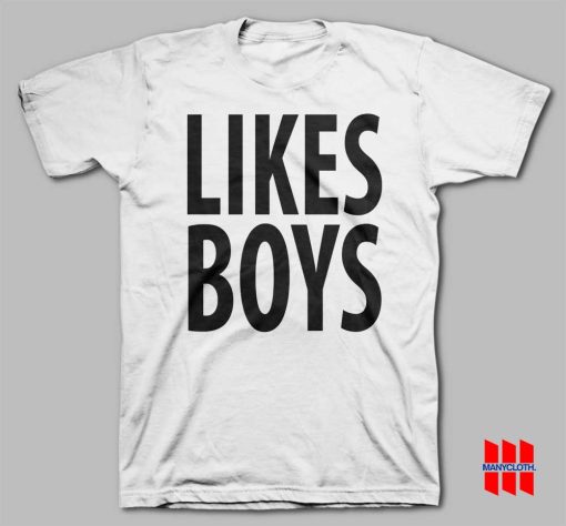 Likes Boys T-shirt Glee Kurt Hummel