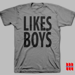 Likes Boys T-shirt Glee Kurt Hummel