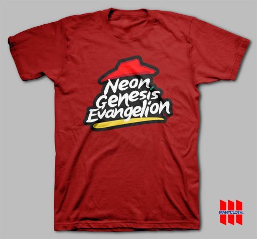 Neon Genesis Evangelion x Pizza Hut T-shirt