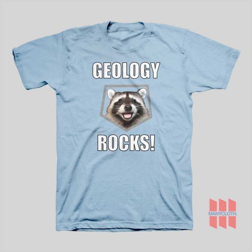 Raccoon Geology Rocks T-shirt