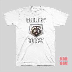 Raccoon Geology Rocks T-shirt