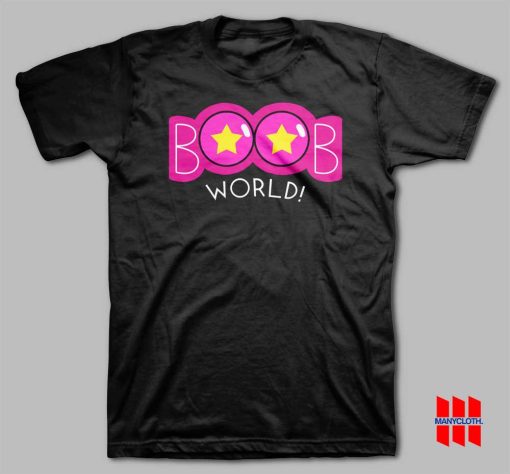 Rick and Morty Boob World T-Shirt