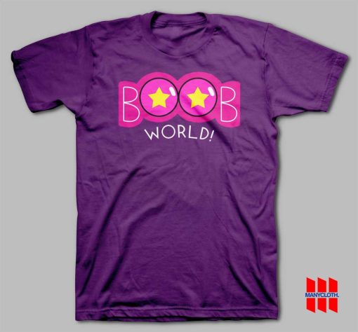 Rick and Morty Boob World T-Shirt