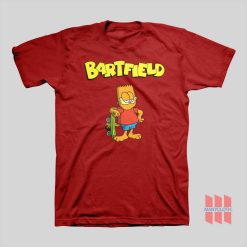 Bartfield Garfield Bart Simpsons T-shirt