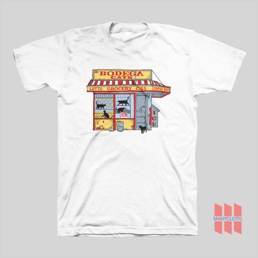 Bodega Cats Storefront T-shirt