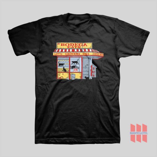 Bodega Cats Storefront T-shirt