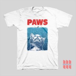 Cat Paws Jaws Parody T-Shirt