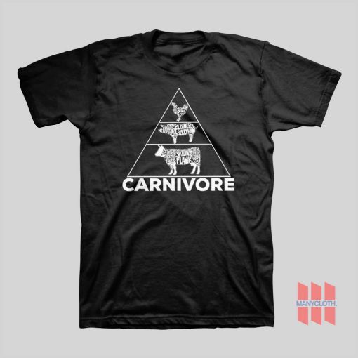 Food Pyramid Carnivore T-shirt