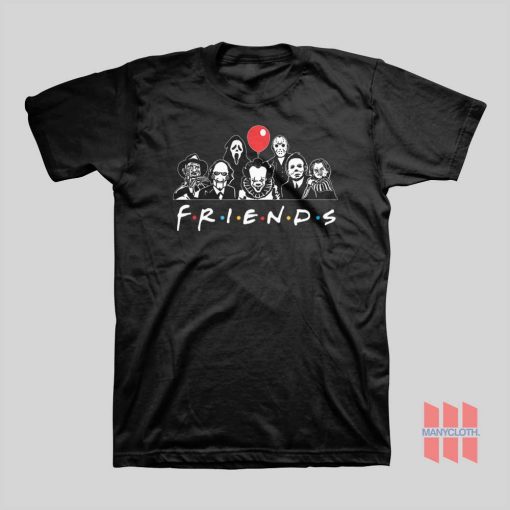 Halloween Friends Horror Serial Killer T-shirt Horror Friends