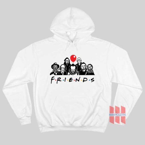 Halloween Friends Horror Serial Killer Hoodie Horror Friends