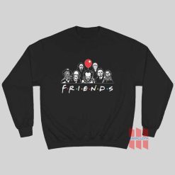 Halloween Friends Horror Serial Killer Sweatshirt Horror Friends