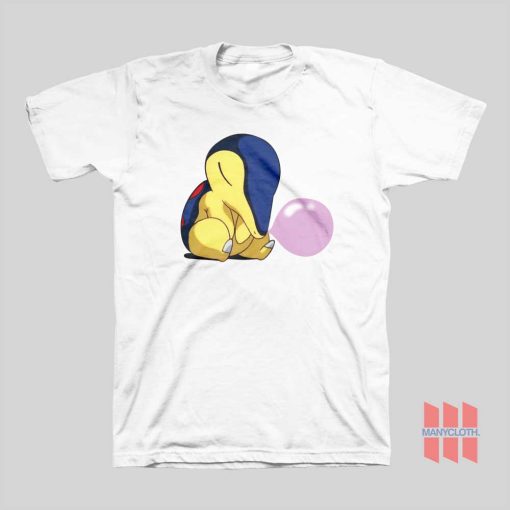 Sleeping Cyndaquil Pokemon T-Shirt